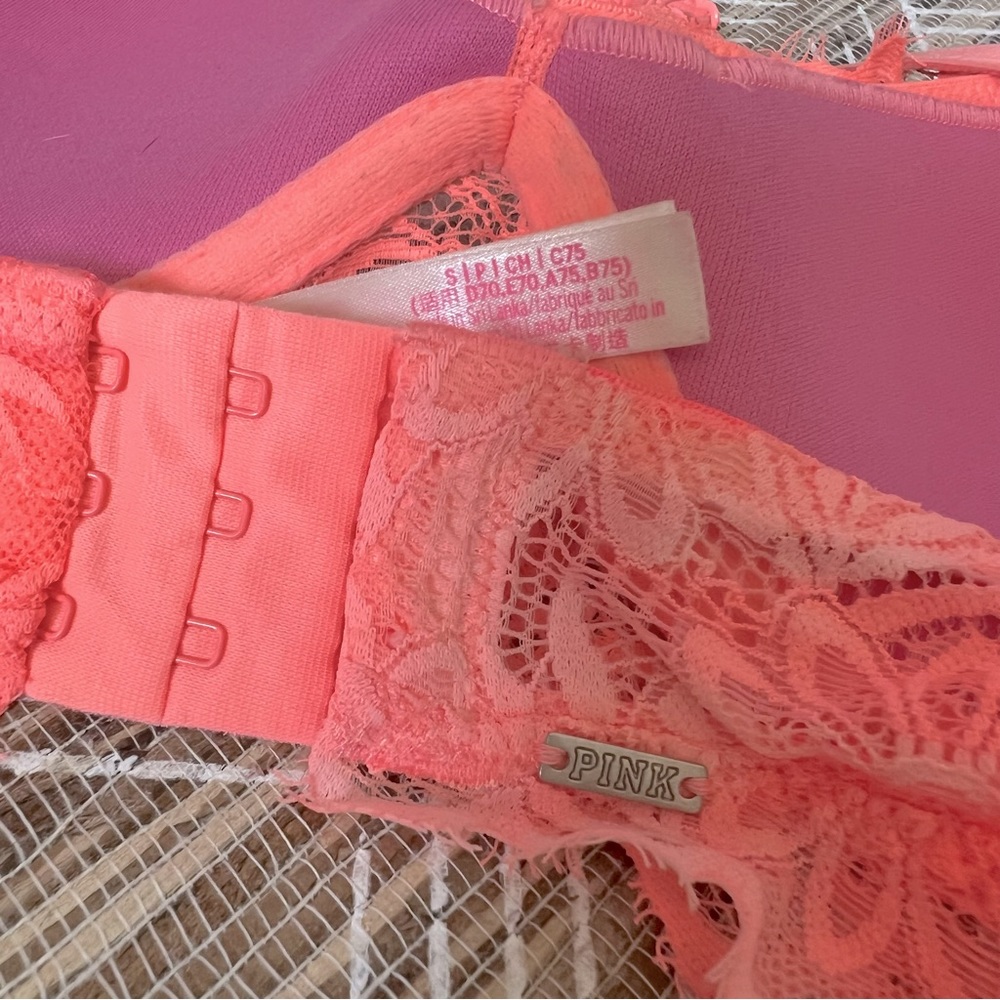 VS Pink - Lace Halter Bralette - Picture 2 of 2